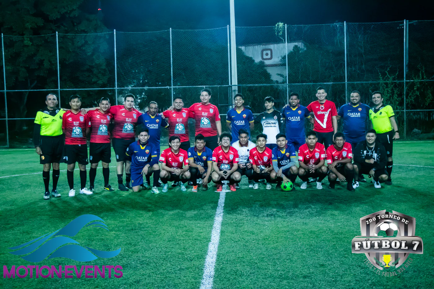 Equipo deportivo durante un evento Motion Events